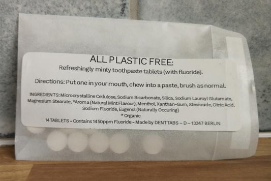 Plastic free toothpaste tablets - 7 day trial pack