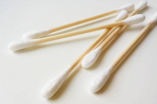 Plastic free bamboo cotton buds / swabs