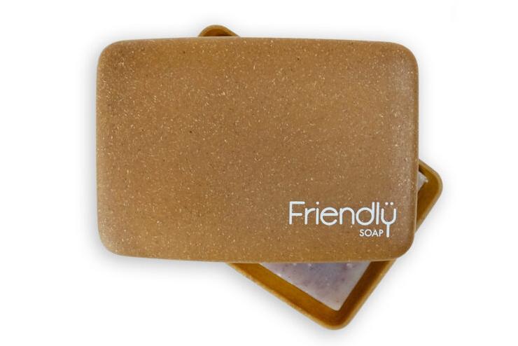 plastic free travel soap box with soap