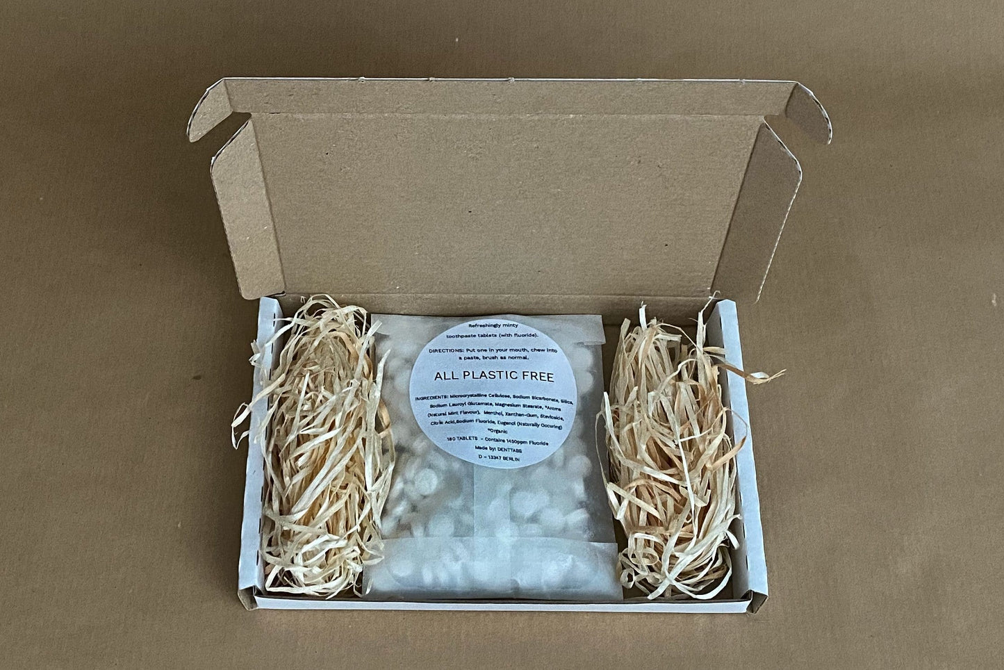 Plastic free toothpaste tablets REFILL PACK - with fluoride