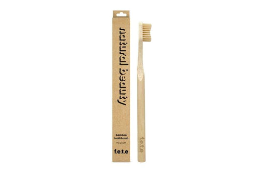 Plastic free bamboo toothbrush