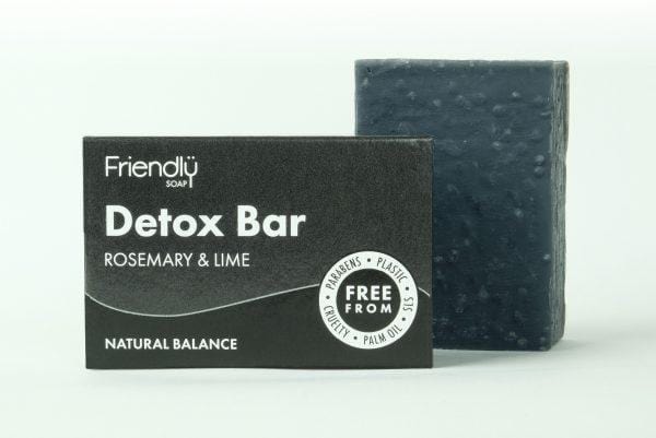 Plastic free soap bar - activated charcoal detox