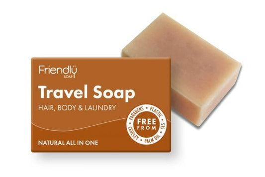 Plastic free travel soap