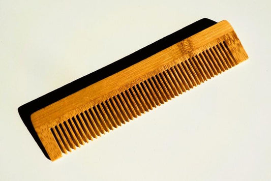 Plastic free bamboo comb