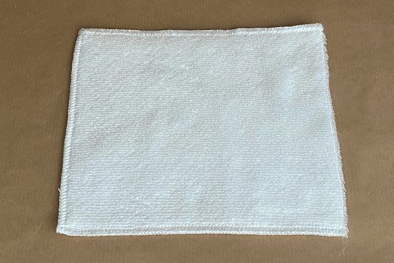 Plastic free bamboo face cloth / flannel